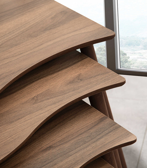 VH Salsa nesting coffee table set - Walnut - view 5