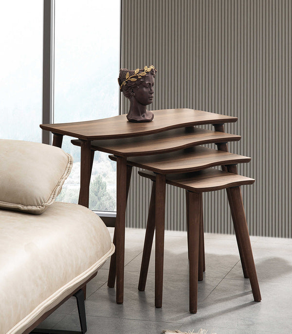 VH Salsa nesting coffee table set - Walnut - view 4