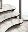 VH Moon nesting coffee table set - White Marble Pattern - view 5