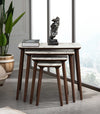 VH Luci nesting coffee table set - White Marble Pattern - view 3